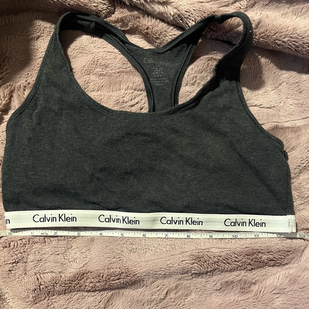 Large Calvin Klein racer back sports bra